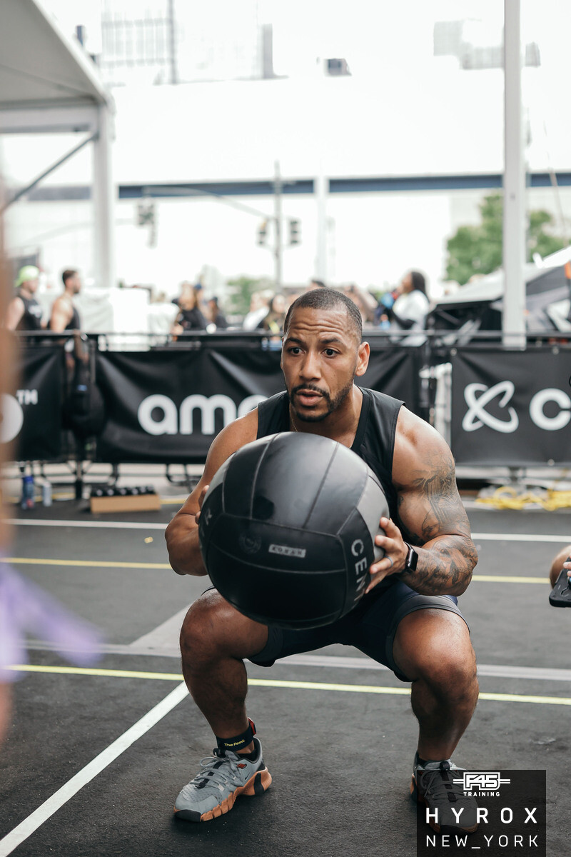 Anthony, RAC Fitness coach, competing at HYROX New York